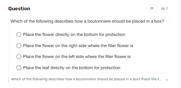 How to Properly Place a Boutonniere in a Box